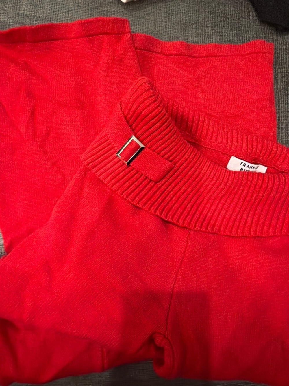Frankie’s Bikinis red flare pants
